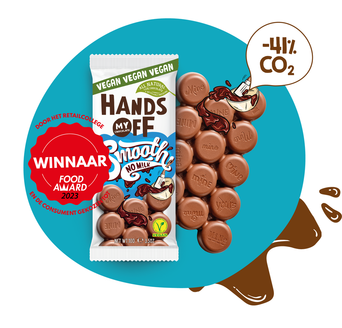 Hands Off My Chocolate Vegan Smooth No Milk 100g Vegan District Msia