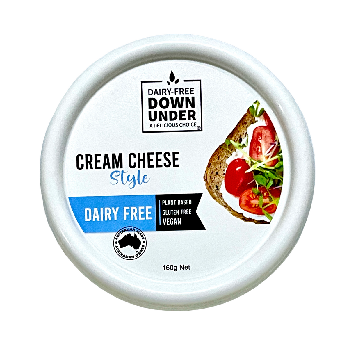 DairyFree Down Under Cream Cheese Style 160g Vegan District Malaysia