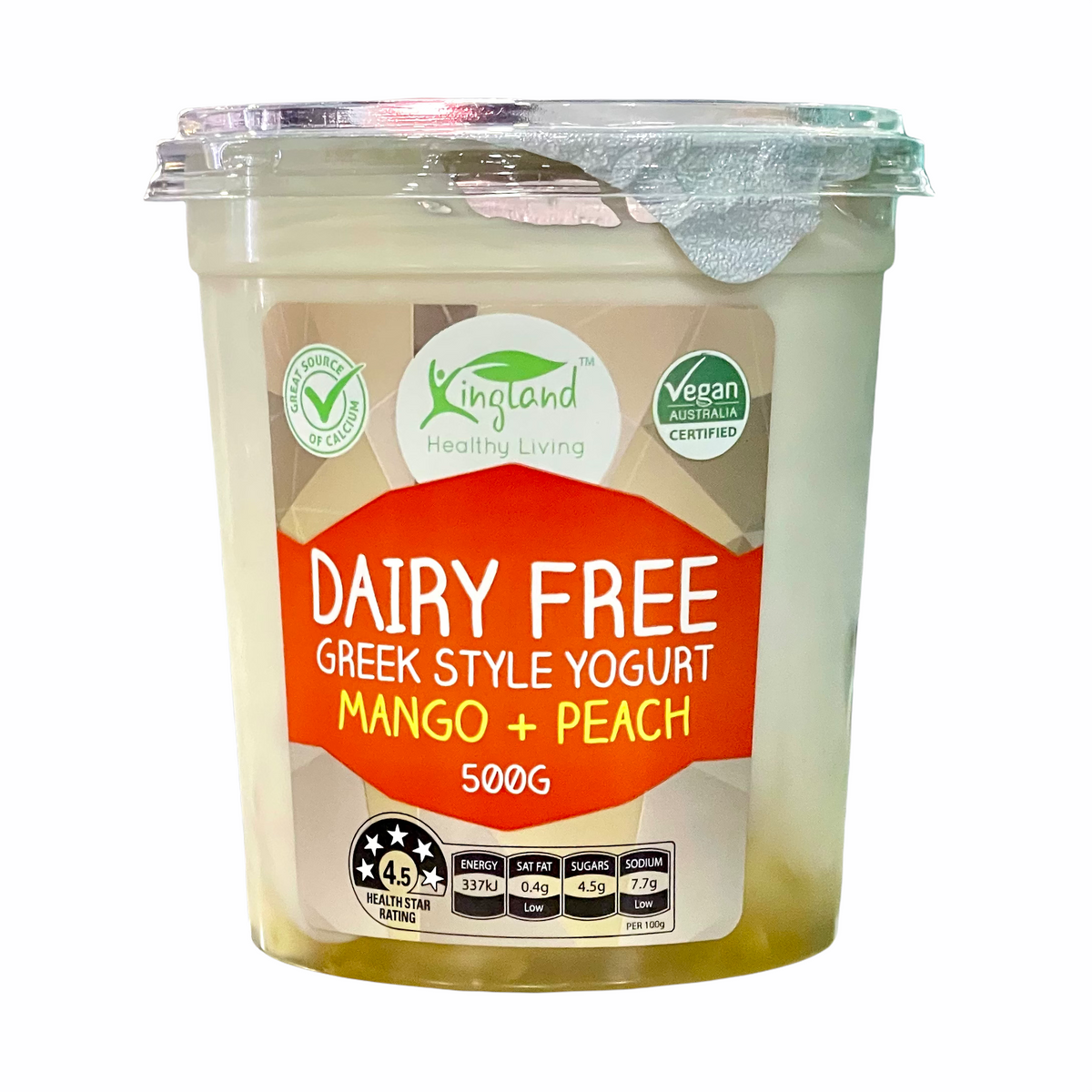 Kingland Dairy Free Greek Style YogurtMango & Peach Vegan District