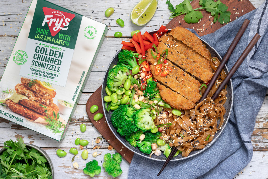 Katsu-style Golden Crumbed Chicken Style Bowl by Fry's Family Food