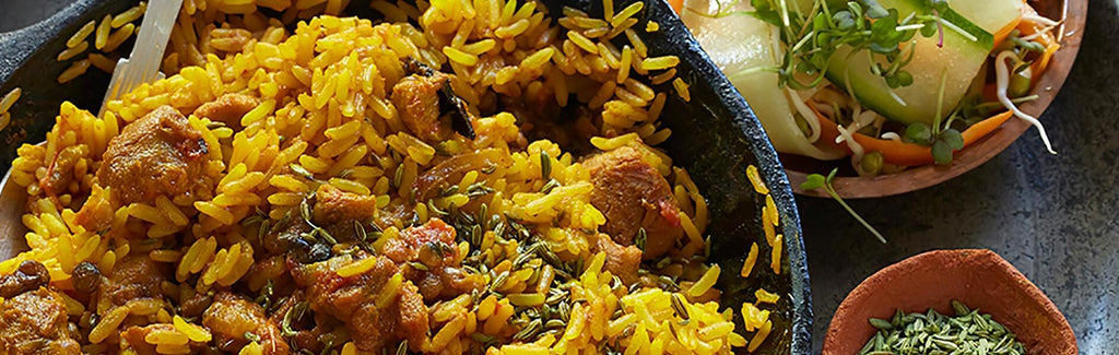 Meat Free Chicken Biryani by Fry's Family Food