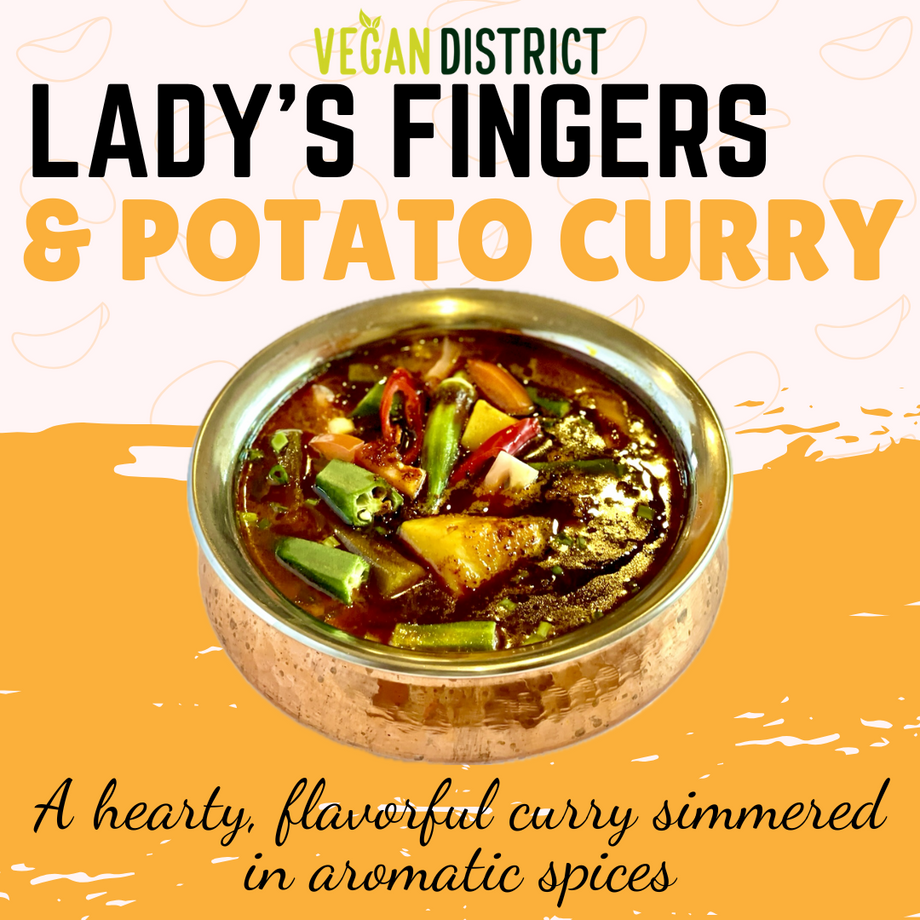 Vegan District Lady's Fingers Potato Curry 300g Vegan District