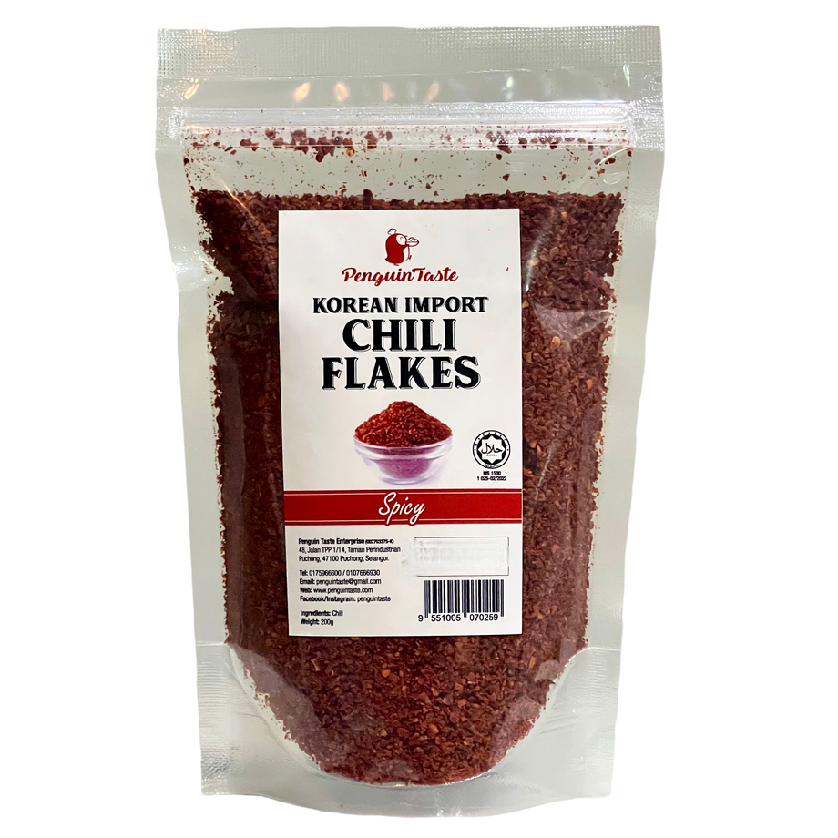 Penguin Taste Gochugaru Korean Chili Flakes (Spicy) 200g – Vegan