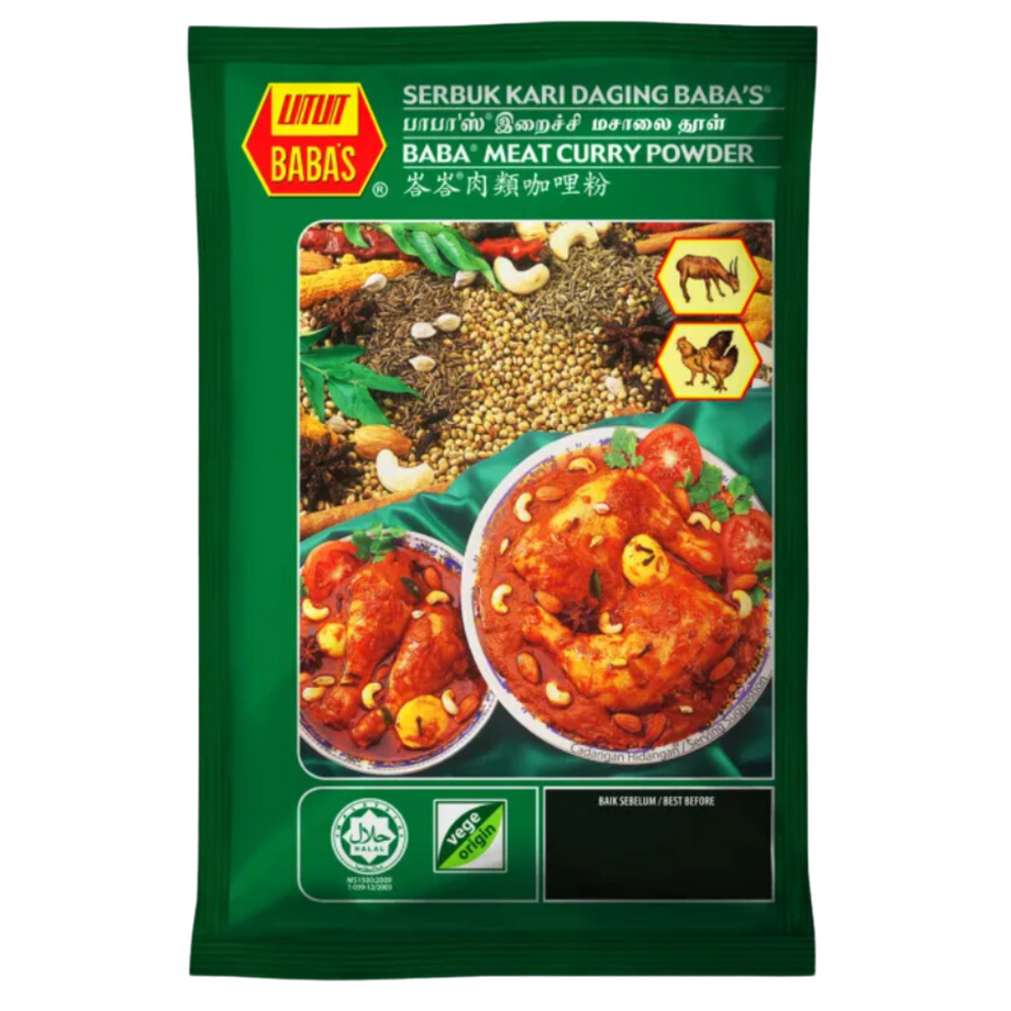 Baba's Meat Curry Powder 125g Vegan District Malaysia